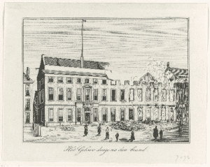 day after the fire at the Ministry of the Navy
